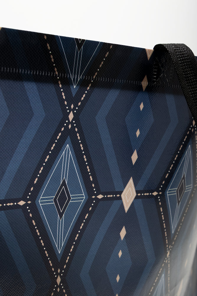Diamond Shopping Bag Blue (3)