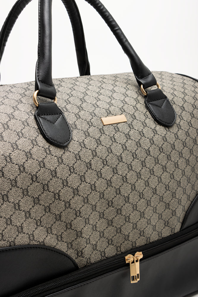 3 Piece Monogram Travel Bags Brown (5)