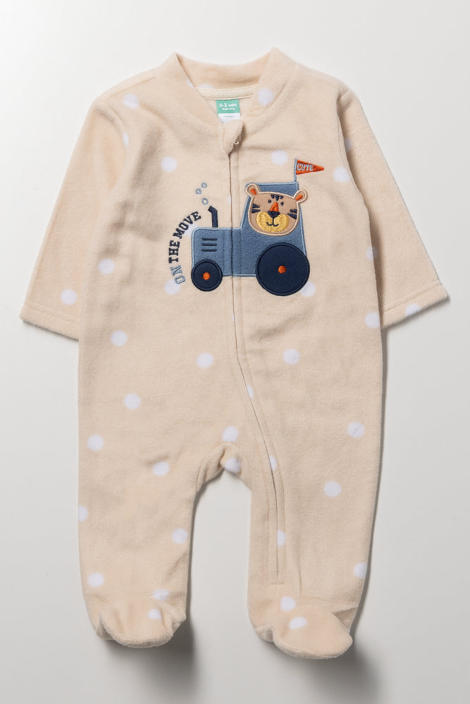 Tractor Babygrow Natural