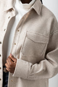 Long Sleeve Melton Shirt Natural (3)