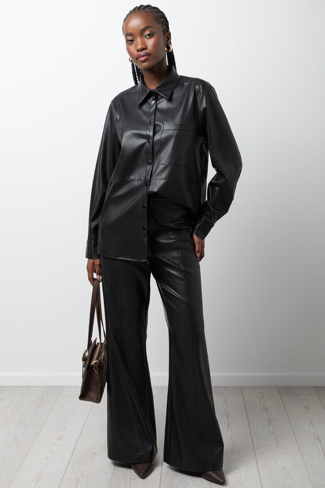 Pleather Pants Black