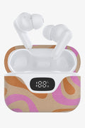 Cube Pink Sunset Stitch Wireless Earbuds
