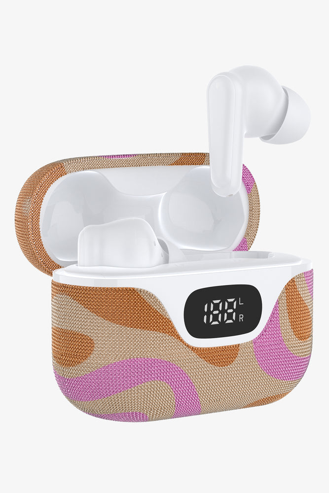 Cube Pink Sunset Stitch Wireless Earbuds (1)