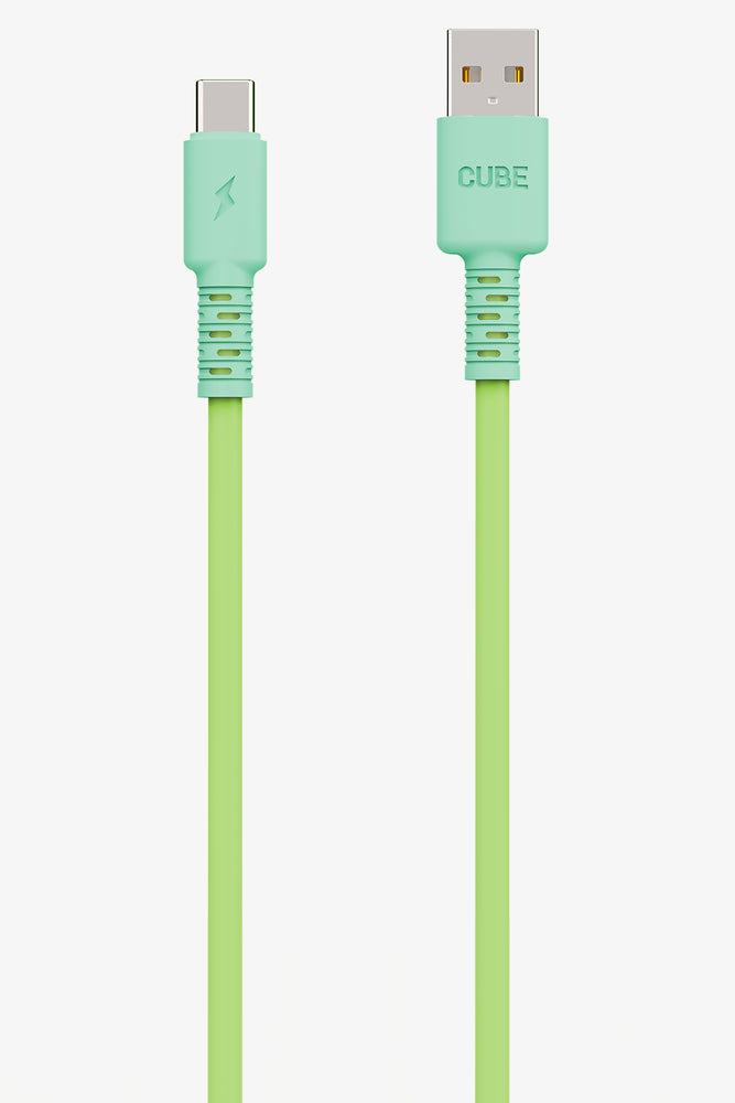 Green Cube 66W USB A-C Cable