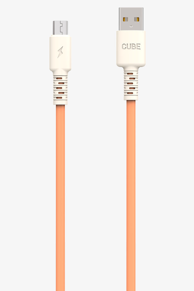 Orange Cube 12W USB Charging Cable