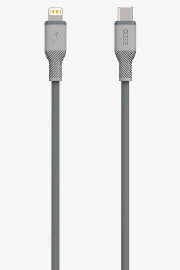 Grey Cube 18W USB Cable