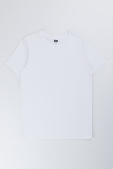 White Plain Short Sleeve T-Shirt