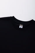 Black Plain Short Sleeve T-Shirt (1)
