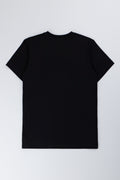 Black Plain Short Sleeve T-Shirt (2)