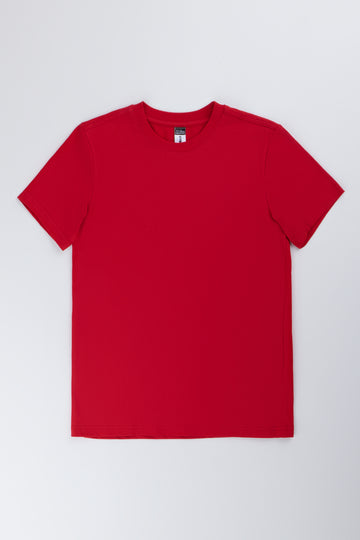 Red Plain Short Sleeve T-Shirt