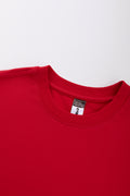 Red Plain Short Sleeve T-Shirt (1)