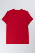 Red Plain Short Sleeve T-Shirt (2)
