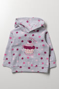 Cupcake Hoodie Grey