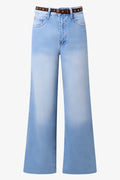 Belted Wide Leg Jeans
