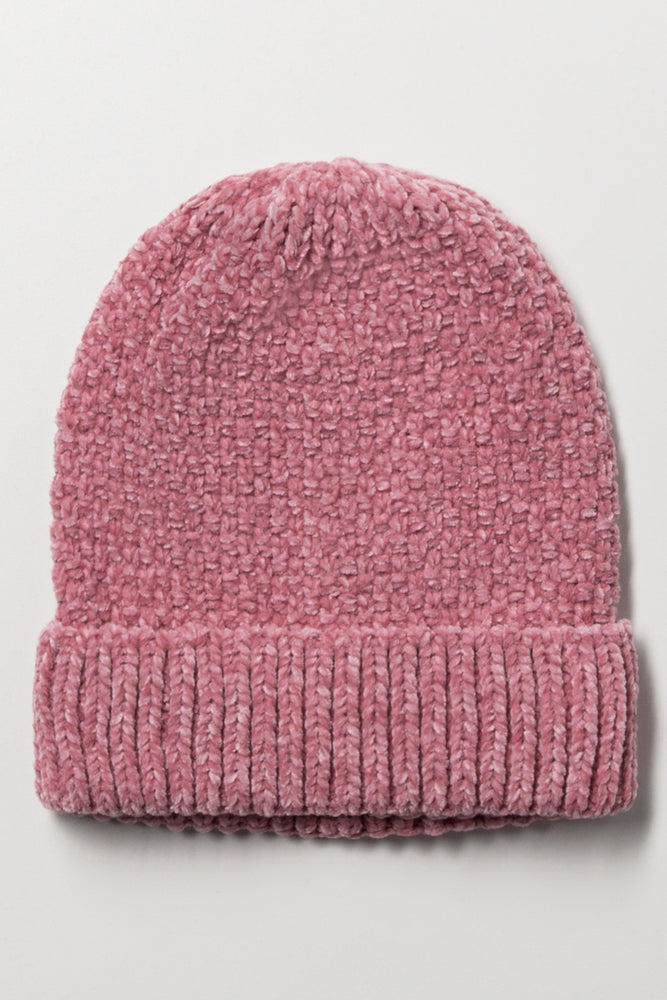 帽子 FETICO HAND-KNITTED ROSE BEANIE Knit Beanie Pink | Hats & Headwear | Ackermans
