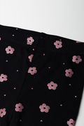 Daisy Glitter Leggings Black (1)
