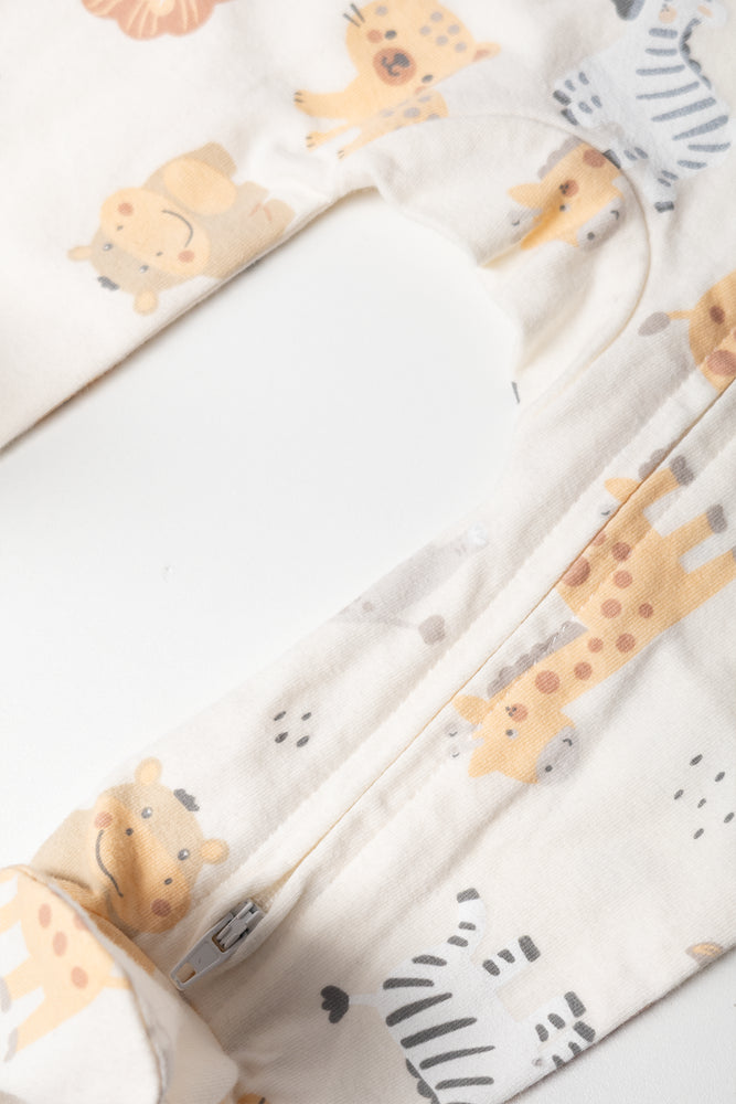 Safari Sleepsuit White (2)
