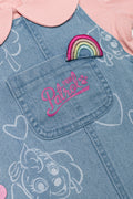 Paw Patrol Dungaree Set Blue And Pink (1)