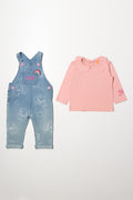 Paw Patrol Dungaree Set Blue And Pink (3)