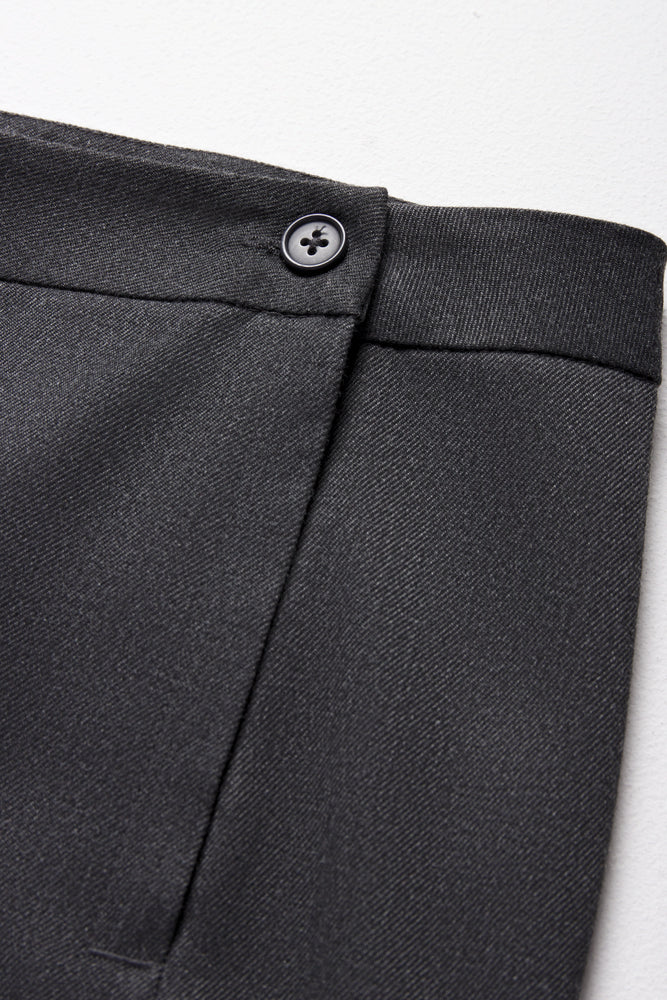 Girls Slim Fit Trousers Grey (1)