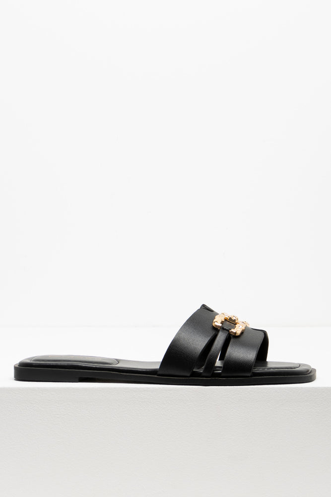 Mule Sandals Black