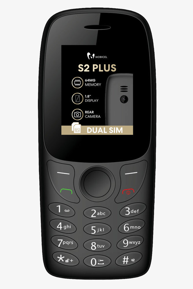Dual Sim Black Feature Phone (1)