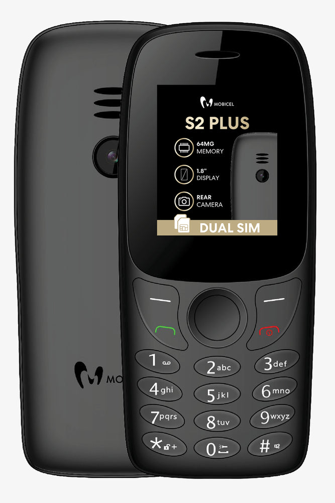 Dual Sim Black Feature Phone