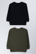 Ninja Turtles 2 Pack Tracktops Black And Green (2)