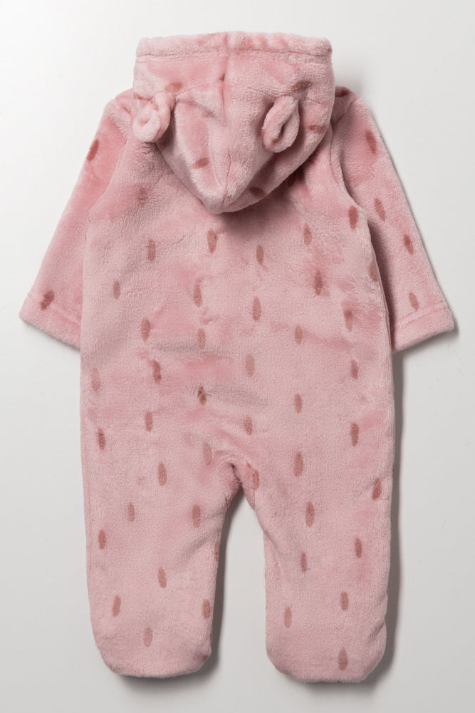 Flower Babygrow Pink (3)