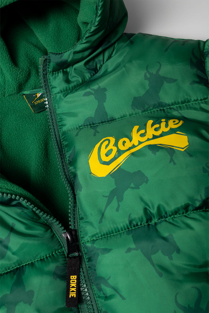 Bokkie Puffer Jacket Green (1)