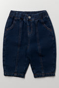 Barrel Leg Denim Jeans Blue