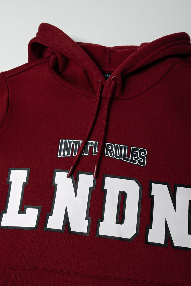 Hoodie Burgundy (1)