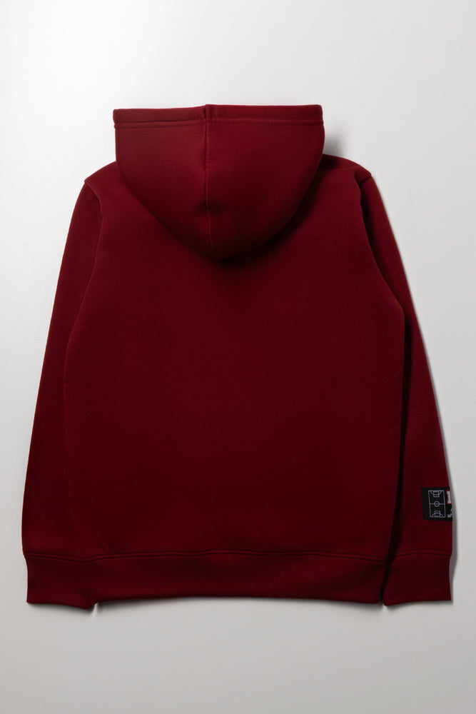 Hoodie Burgundy (2)