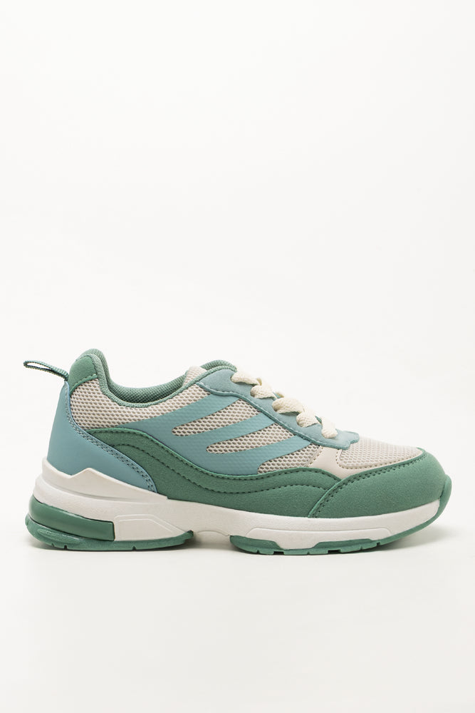 Lace Up Trainers Multicolour (1)