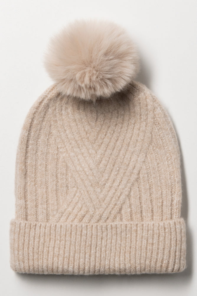 Chunky Beanie Natural