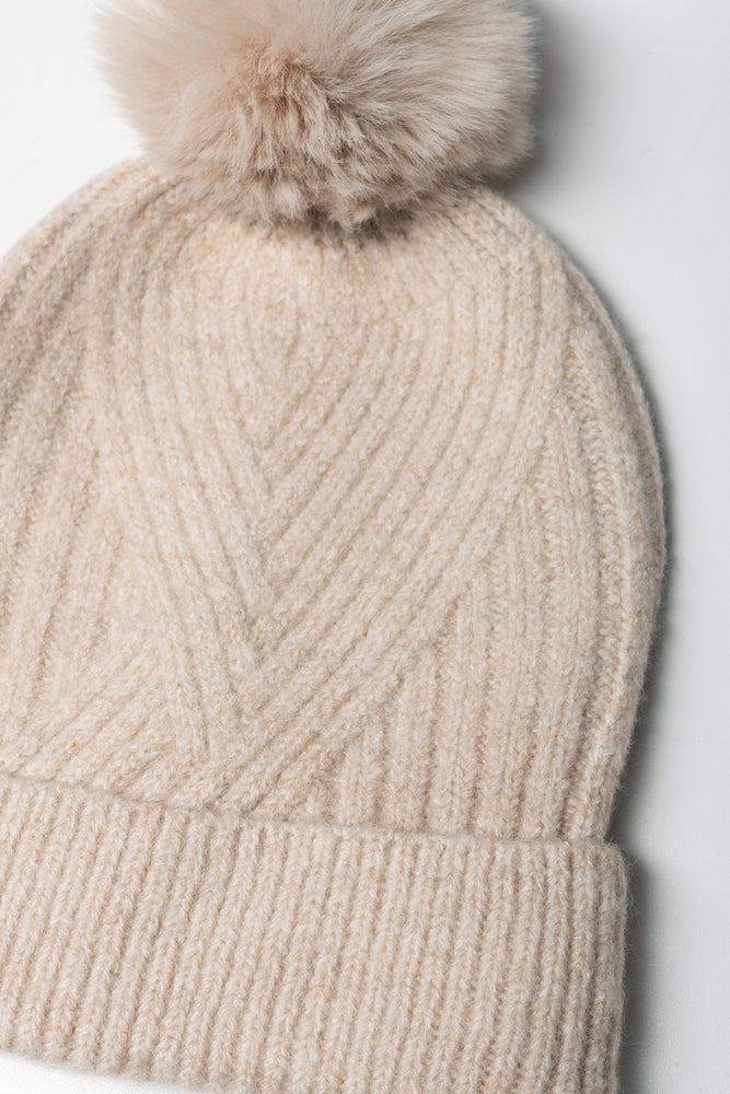 Chunky Beanie Natural (1)