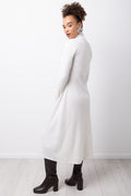 Fit & Flare Knit Dress Cream (2)