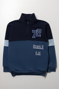 Quarter Zip Tracktop Blue