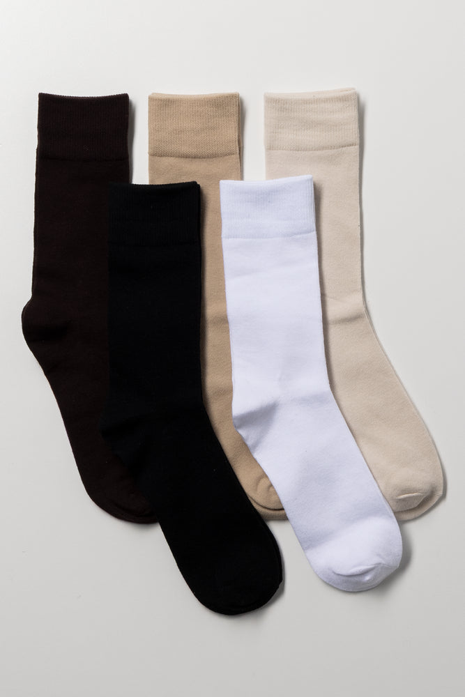 5 Pack Socks Multicolour