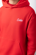 Embroided Hoodie Red (3)