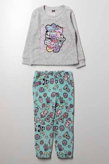 Sleep Squad Pyjamas Grey Melange