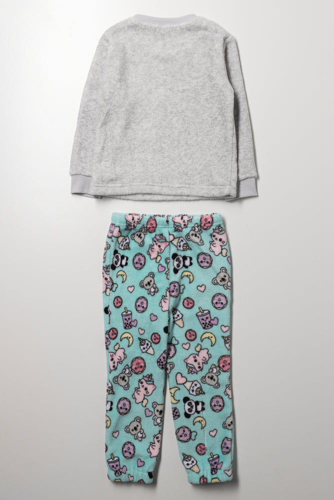 Sleep Squad Pyjamas Grey Melange (2)