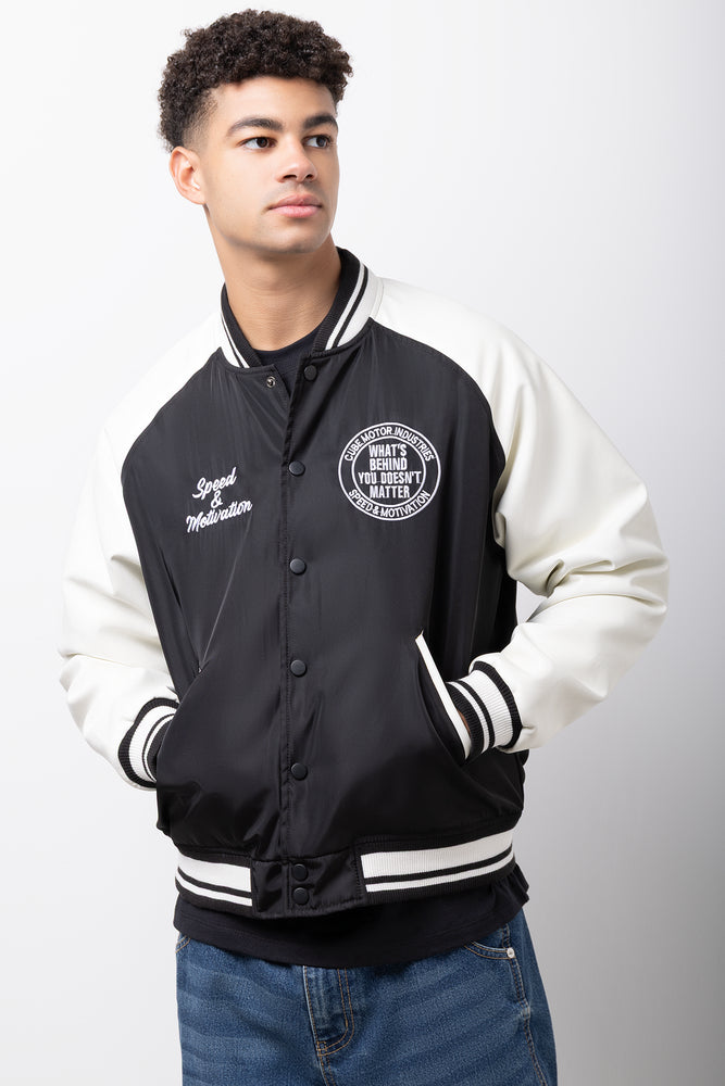 ジャケット・アウター DIRK BIKKEMBERGS Y2K Knit Switch Riders Bomber Jacket Black | Jackets & Knitwear | Ackermans