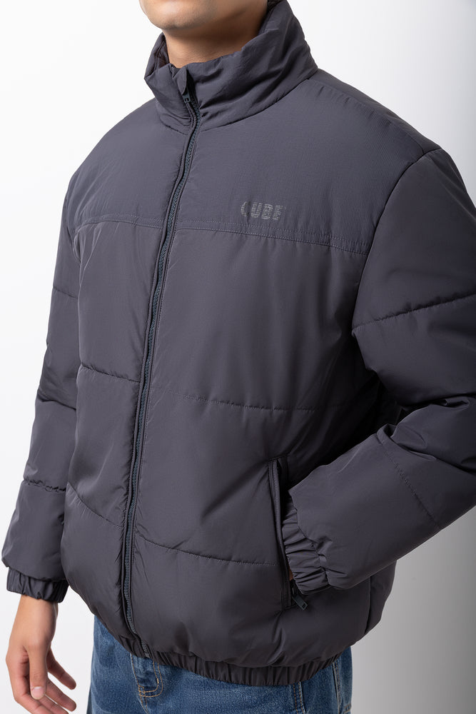 Puffer Jacket Dark Grey (3)