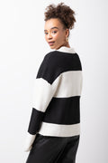 Long Sleeve Rugby Jersey Black And White (2)