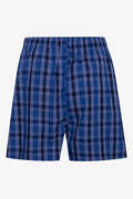 3 Pack Check Boxers Blue (4)