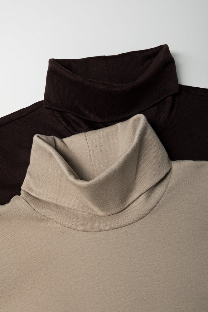 2 Pack Polonecks Brown & Black (1)