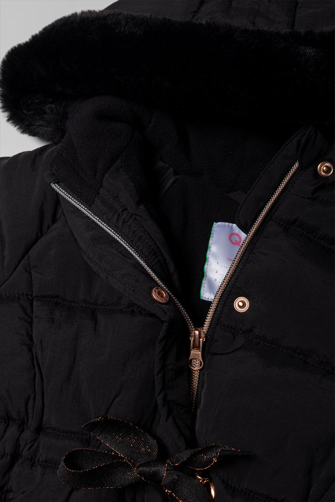 Puffer Parka Jacket Black (1)