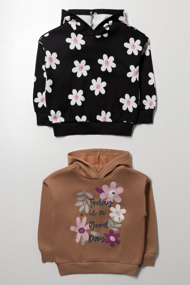 2 Pack Tracktops Brown & Black