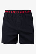 3 Pack Woven Boxers Red And Black (3)